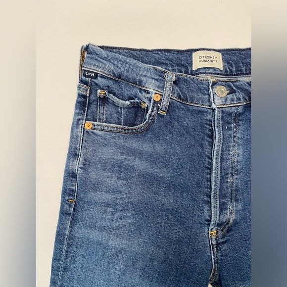 Citizens of Humanity Charlotte High Rise Straight Jeans - Picture 5 of 12
